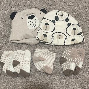 Baby Bear Hat and Socks